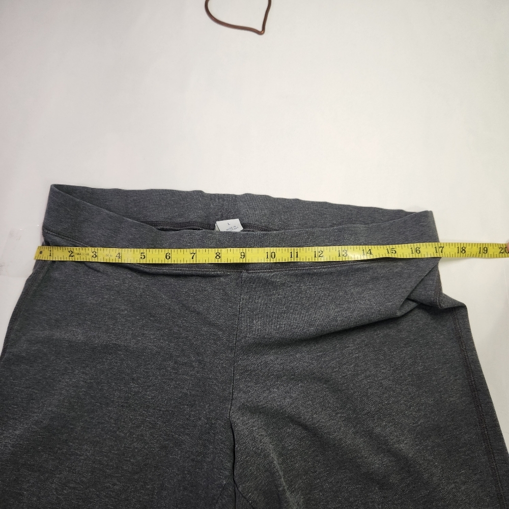 ⭐️GAP Boot Cut Yoga Pants Gray Flare Leggings High Waisted Lounge Workout Large - Picture 5 of 5